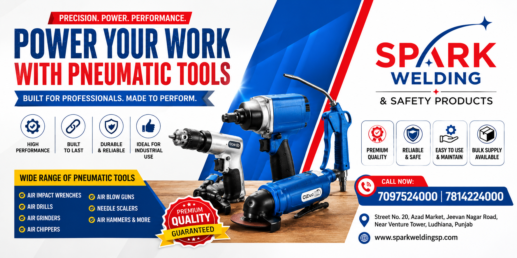 Pneumatic Tools Supplier in Ludhiana